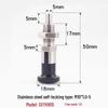 Stainless Steel/Carbon Steel Indexing Pin: Knob Plunger, Self-Locking, Re-Locking, Fine Thread, Complete Specifications