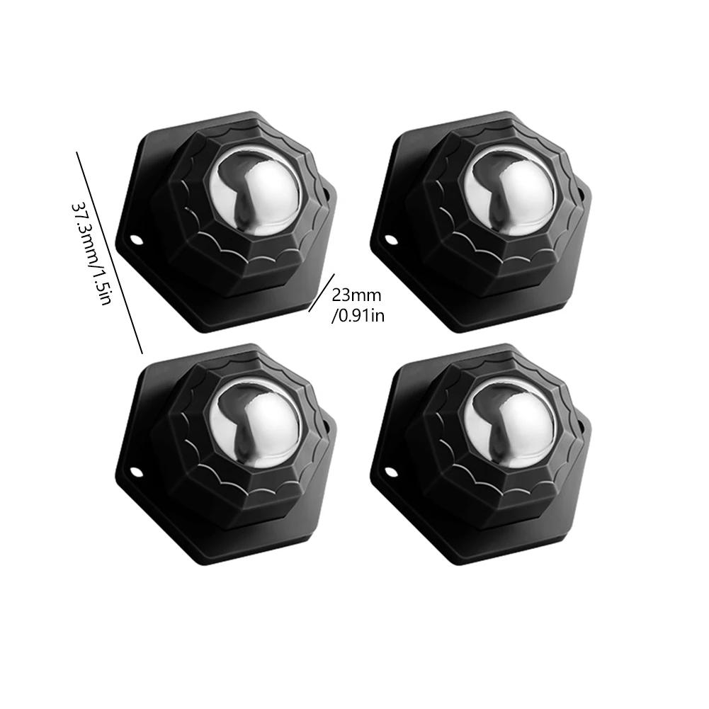 4 ks Mini kolečka samolepicí otočná kolečka 360° rotace Všestranné pro odpadkový koš úložný box malý nábytek