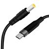 USB C to DC5.5mmX2.1mm Power Cord USB Type C Input to DC12V Out Charging Durable