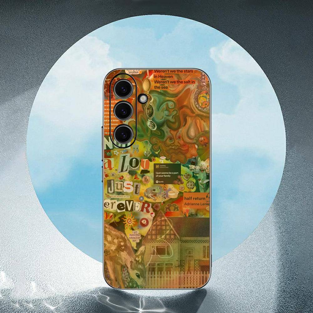 Musikerin A-Adrianne Lenker Für Samsung Galaxy S25 S24 S23 Ultra S22 S21 Plus S20 Schwarze Weiche Silikon Schutzhülle