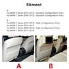 Car Seat Back Panel Cover Replace Trim For BMW 5 F10 2010-2017 7 F01 2009-2012