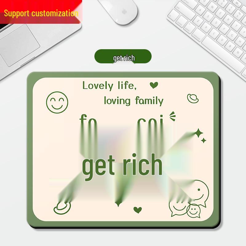 Charming Mouse Pad with Wrist Rest - Cute and Simple Desk Accessory for Girls and Students