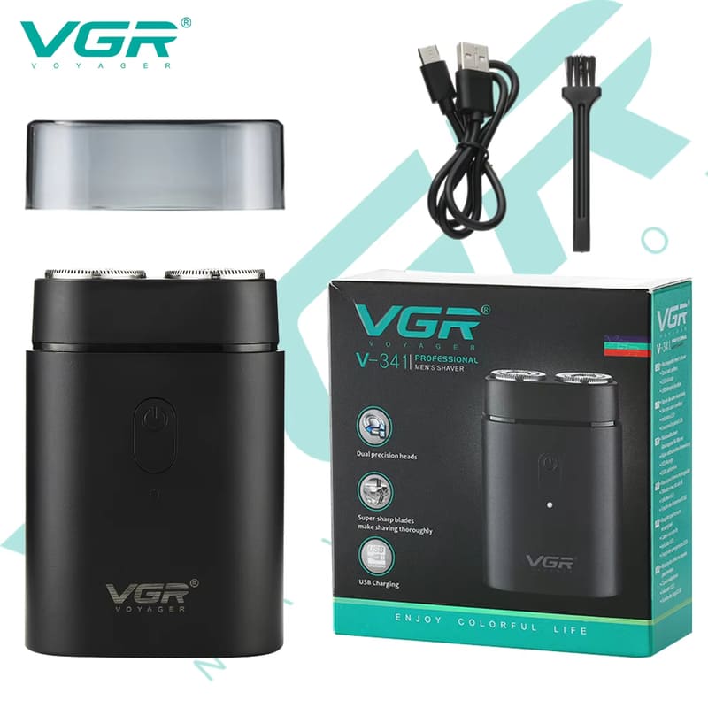 Multifunctional Rotary Electric Shaver for Men with Bald Heads Rechargeable Razor with Powerful Power and Long Battery Life Dual-blade Design