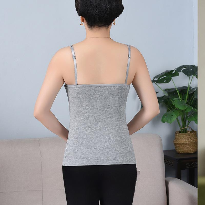 Spring New Style of Halter Top with Breast Pad and Sleeveless Top Inside