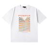 Teen Boys' Cotton T-shirt Summer Casual Graphic Tee Short Sleeve #T1 Couple Streetwear Fashion Colorful Abstract Pattern with Letter Printing Cotton