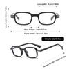 Small square rice nail frame glasses women's anti-blue light trend new popular fashion versatile flat glasses