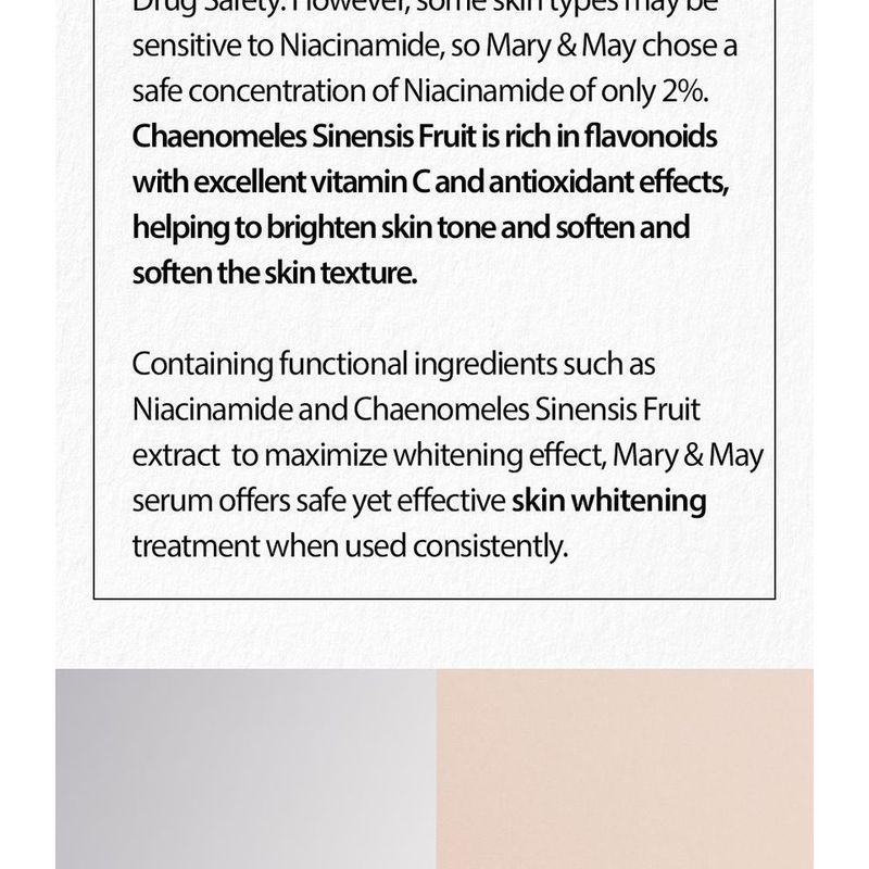 Mary&May - Niacinamide + Chaenomeles Sinensis Serum