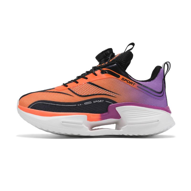 

Summer youth breathable mesh rotating button sneakers comfortable soft-soled men s shoes lightweight non-slip children s running shoes 31