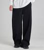Beoteunseoul Nylon Curved Relax String Pants (Black)