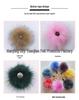 10CM Faux Fox Fur Ball Set - Plush Artificial Fur Balls for DIY Mobile Phone Pendants