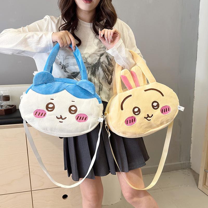 Plush Hachiware Chiikawa Shoulder Bag Outdoor Handbag Leisure Bag Crossbody