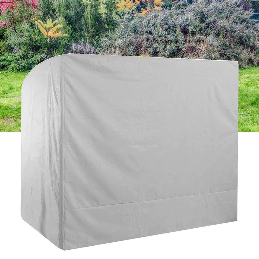 Gartenschaukel Sitzbezug Wasserdicht Outdoor Hof Hängematte Staubschutz Baldachin Grau