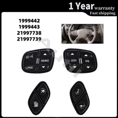 Steering Wheel Radio Volume Control Switch 1999442 1999443 21997738 for Hummer Buick Rainier Chevrolet Tahoe GMC Yukon 2003-2006