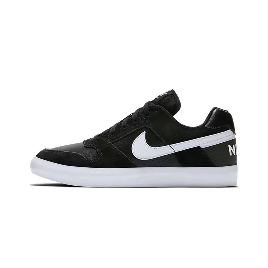 Nike SB Delta Gray Dark Shadow Synthetic Leather Abrasion Resistant Breathable Low top Skateboard Shoes Unisex 942237-010(Team2382--BOX)