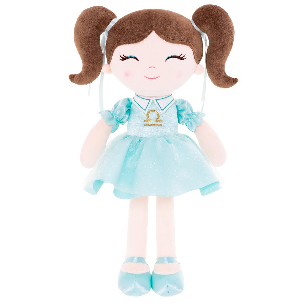 16 Inches Baby Girl Gifts Plush Doll Libri Constellation Doll In Lake Blue for Baby's First Birthday Gift