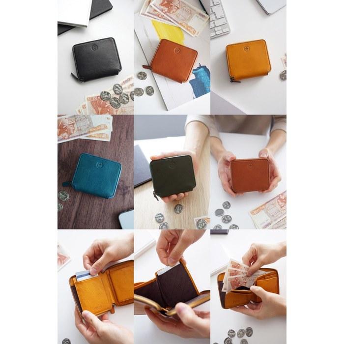 [Dakota Black Label] Two-Fold Wallet Brown BL-627618-40 (8.5 X 10 X 1.5 Cm)