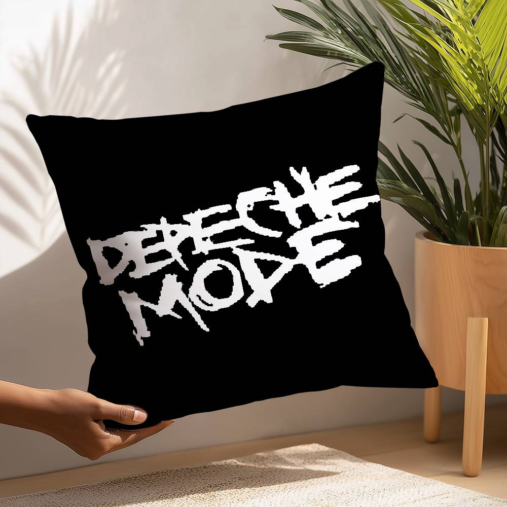 D-Depeche-Mode Pillow Case Plush Fabric Soft  Pillowcase Double Sided Print Cushion Cover Household Gifts