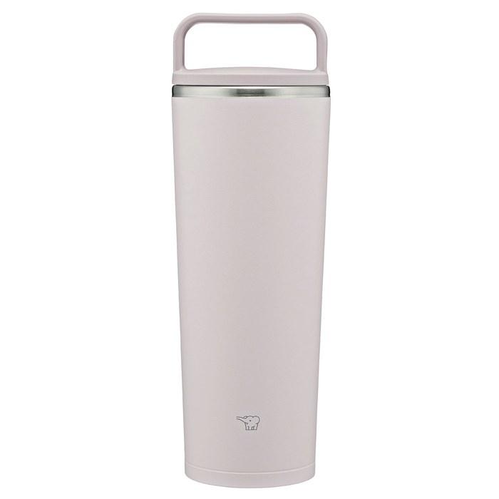Zojirushi Carry Tumbler 400ml with Handle, Dishwasher Safe, Seamless Lid, Easy To Clean Sheer Gray SX-JS40-HM