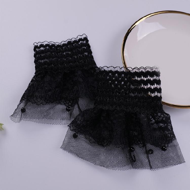 Women Flared Organ False Sleeves Detachable False Cuffs Wrist False Sleeves