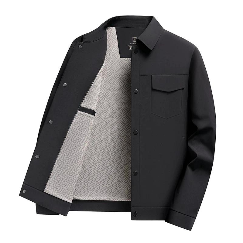 

Men s Lightweight Quilted Zipper Jacket with Jackets with Pockets Fall Winter Spring M чёрный