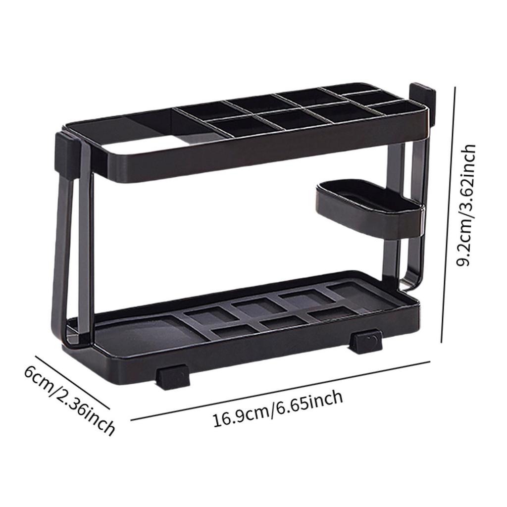 Storage Organizer Shelf Storage Stand 10 Slots Toothpaste Cup Holder Toothpaste