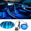 3meters Car Interior Decoration Atmosphere Ambient Light Tube Flexible LED Strip Neon Lamp Glow String Light Car Interior Strips