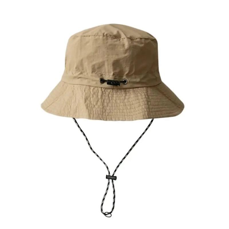 Summer Sun Protection Waterproof Fisherman Hat Bucket Hat Camping Hiking Cap with Storage Bag Anti-UV Sun Hat Mountaineering Cap