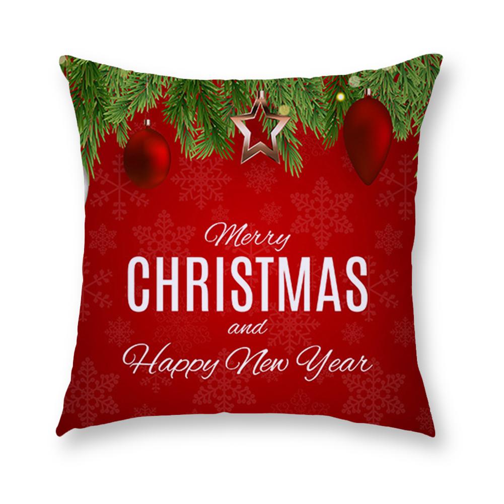 red christmas throw pillows