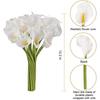 10Pcs Lifelike Real Touch Calla Lily Artificial Flowers Fake Calla Lily  Wedding Bouquet