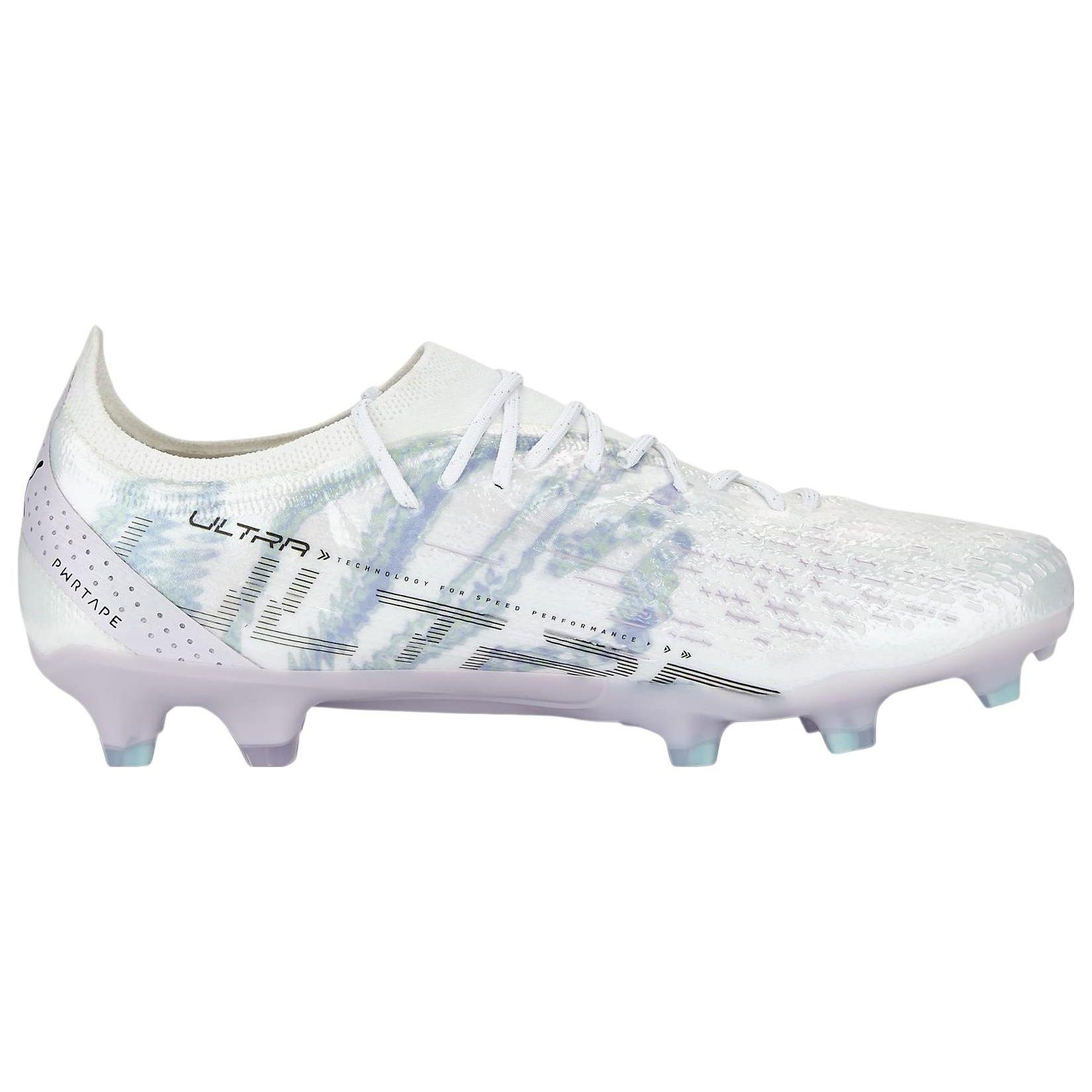 Кроссовки Puma Ultra Ultimate FG AG Brilliance Women Белый Черный Весна-Лаванда 107329-01 — фото 2