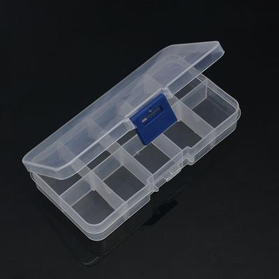 1PC 10Compartments Plastic Storage Box Organizer Jewelry Container with Dividers for Beads Art DIY Crafts Sewing Jewelry Supplies