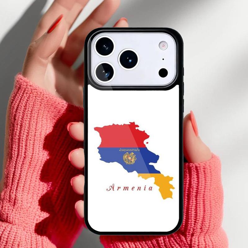 

Армения Армяне Флаг принт Чехол для телефона для iPhone 17 16 15 14 13 Pro Max Задняя крышка для 12 11 Pro Coque iPhone 14 Plus