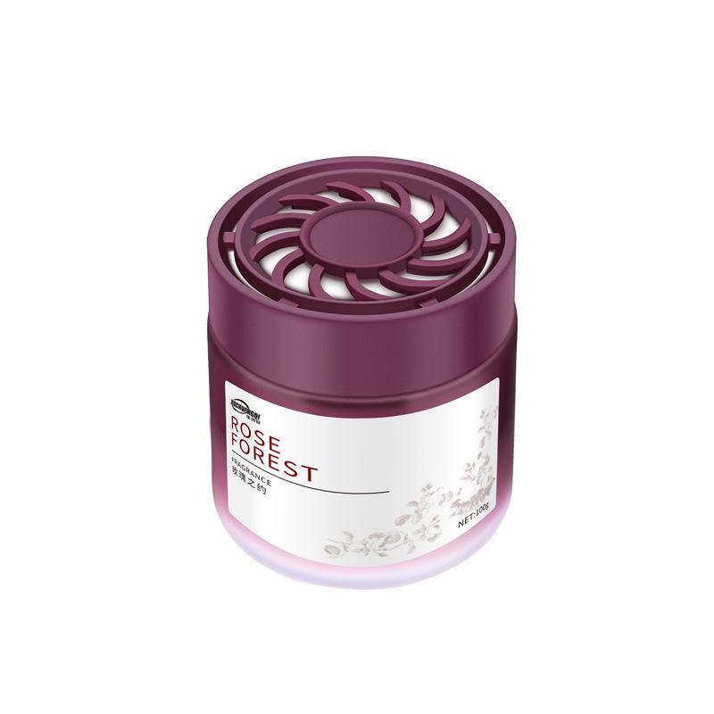 Premium Car Air Freshener Ornament: Solid Perfume Balm and Home Deodorizer with Elegant Glass Fragrance