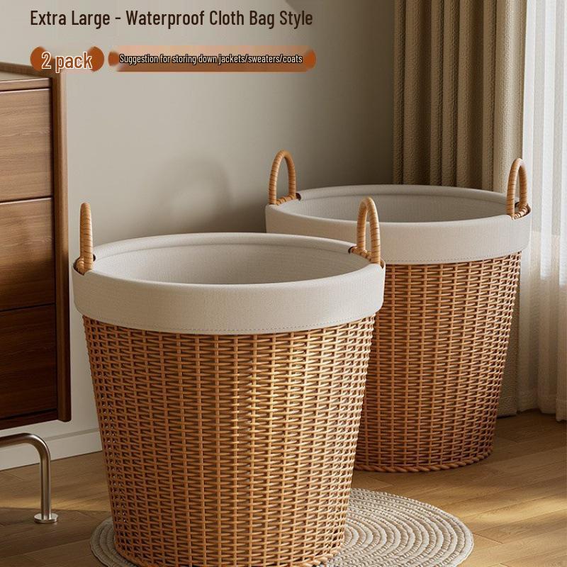Elegant Large-Capacity Laundry & Toy Storage Basket