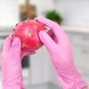 50/100 STÜCK Einweg Rosa Nitrilhandschuhe Latexfrei Wasserdicht für Schönheit Haare Haushalt Küche Reinigung Badezimmerreinigung