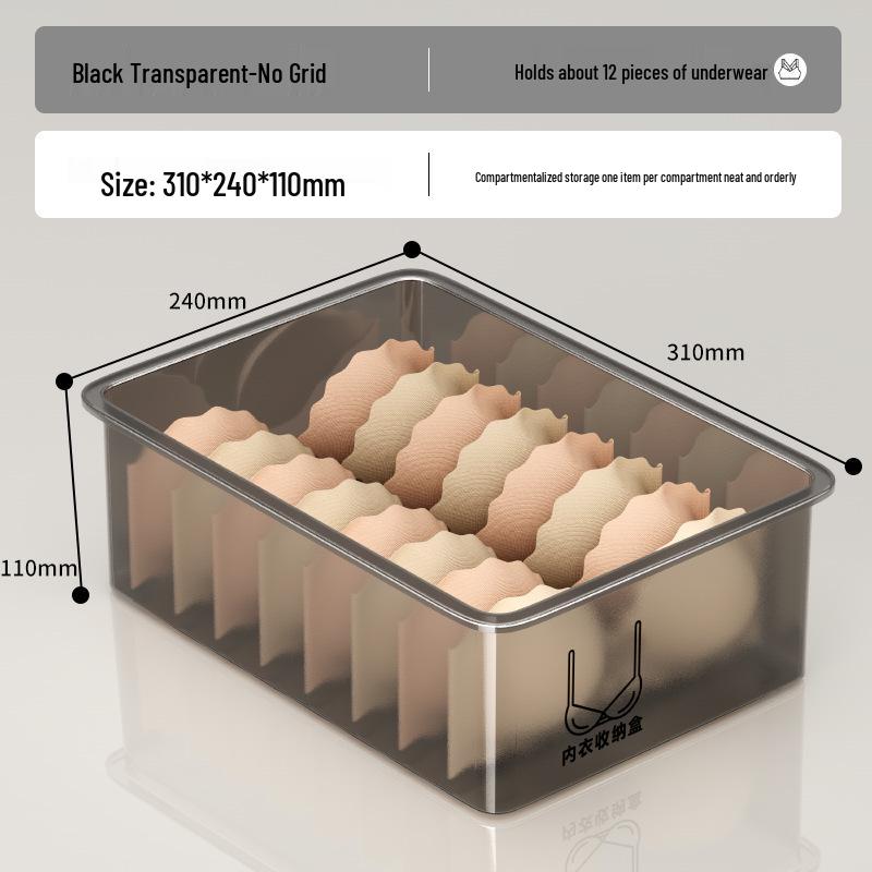 Three-in-One Drawer Organizer for Underwear, Socks, and Intimate Apparel