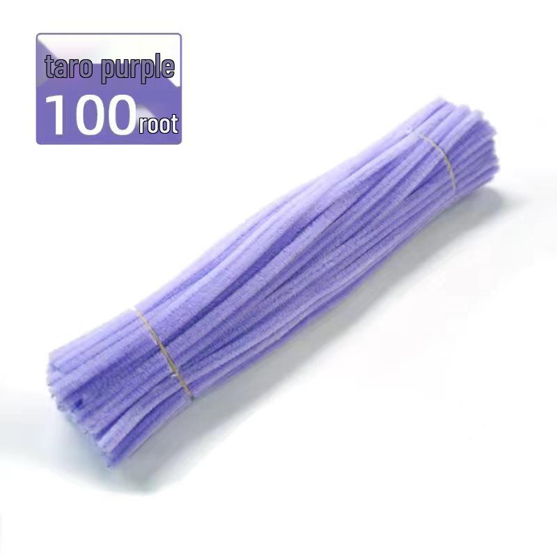 Youyou Tiger Twist Stick Handmade Super Soft Chenille Stems Educational Craft Materials for Macarons