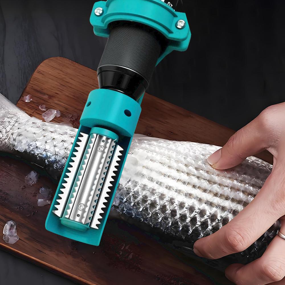 Electric Fish Scaler Portable Fish Scale Scraper Automatic Fish Descaler Tool Fish Scale Knife Seafood Tools for Market Home China Mainland
