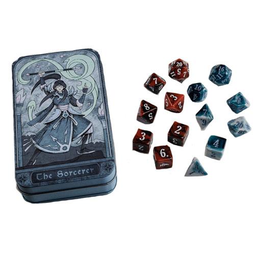 Beadle & Grimms Dice Set In Tin (The Sorcerer)