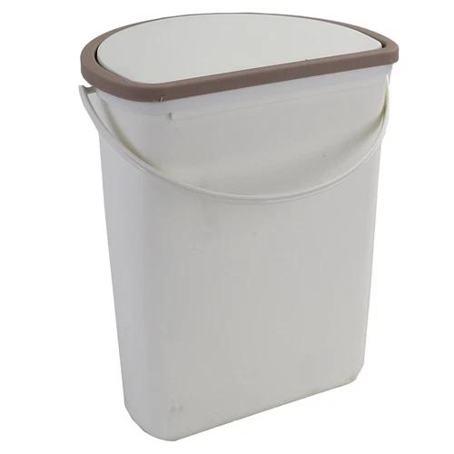 10L Plastic Trash Can Trash Bin With Lid For RV Camping Boats Caravan Motorhome Door Or Wall Mounting Waste Bin