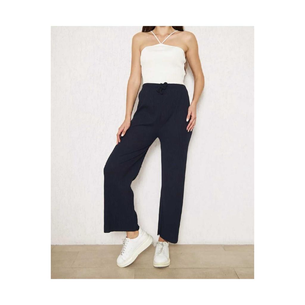 3-piece Camisole Cotton Knitted Pajama Set