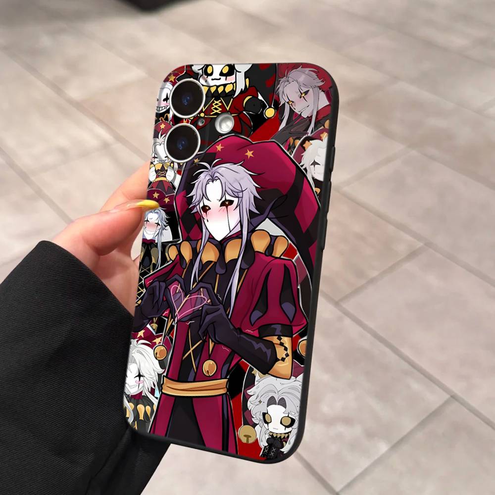 The Freak Circus Pierrot Phone Case For IPhone 17 16 14 15 13 12 11 Pro Max Plus Silicone Soft Cover