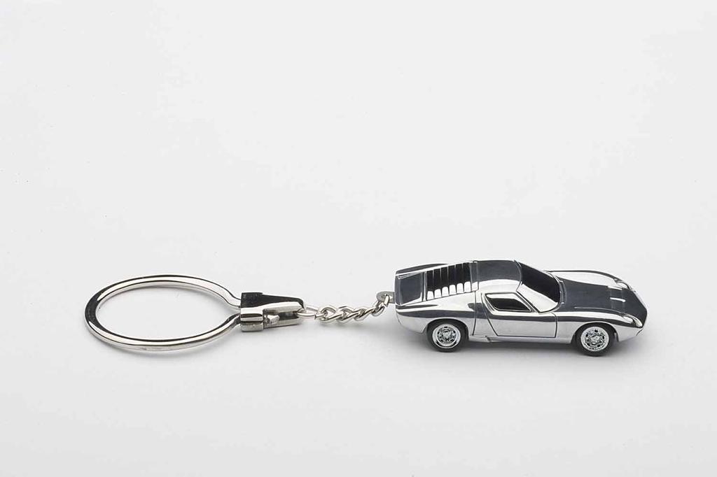 Autoart Měřítko Lamborghini Miura Keychain Hotový produkt 1/87 (Hliník)