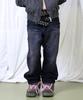 GLACK Gp174 Rusty Washed Wide Pants (Indigo)