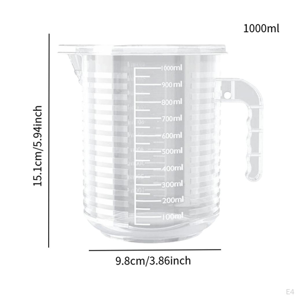 Measuring Cup Baking Accessories Portable Water Pitcher Jug Kitchen Tool for Tea Shop