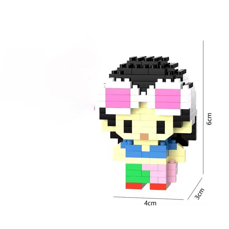

One Piaca-bloques de construcción Luffy Zoro, figuras de acción de Anime, juguete Nami Usopp, juguetes para niños, regalos de cu