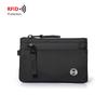Rfid Credit Card Holder Men Wallets Luxury Nylon Slim Wallet Zipper Key Card Case Male Tactical Purse Coin Purse With Carabiner