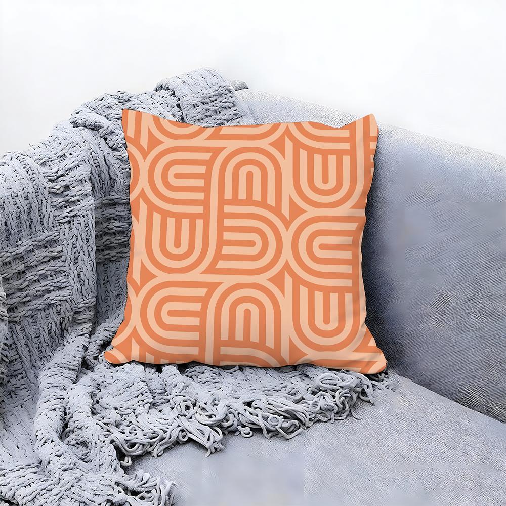 rustic weave texture Cushion Cover Premium Comfort Reversible Pillow Cove Two in One Design for Any Room Car Interior