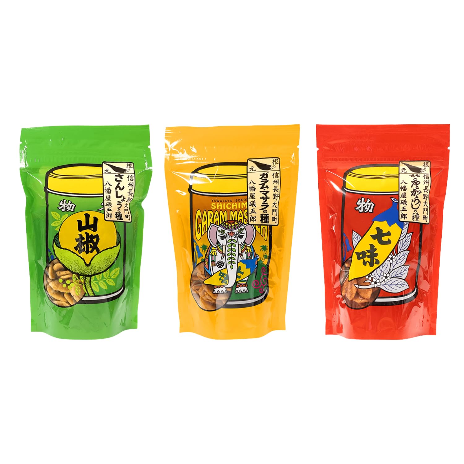 

Bulk Nemoto Yawataya Isogorou Sansho Garam Masala and Shichimi Togarashi 1 bag 3 bags total Purchase Seeds, Seeds, Seeds, 60g, each,