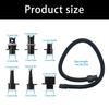 Universal Coils Adapter 6 In 1 Coils Connector for Electric Inflator Pump with 6 Nozzles Fits Boats Kayaks Airbeds